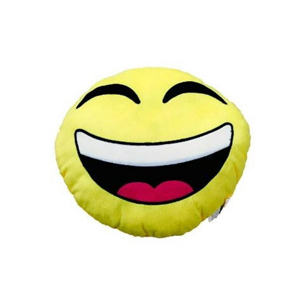 YAL Emoji -Smile Smile Coussin en Peluche Emoji