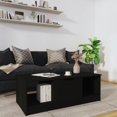 thumbnail image 1 of vidaXL Coffee Table Black 102x50x36 cm Engineered Wood, 1 of 5