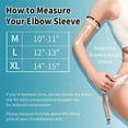 thumbnail image 4 of Elbow Brace Elbow Compression Sleeve Men Women , Elbow Support Elbow Brace, 4 of 6