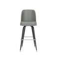 thumbnail image 6 of Flash Furniture James Traditional Vinyl Full Back Barstool Gray 2-Pieces/Pack (2XUF125GRY), 6 of 11