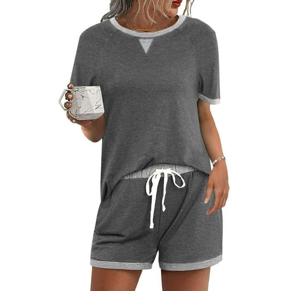 Women'S Floral Jacquard Shorts High Waisted Boho Summer Shorts with Pocket Sky Blue S