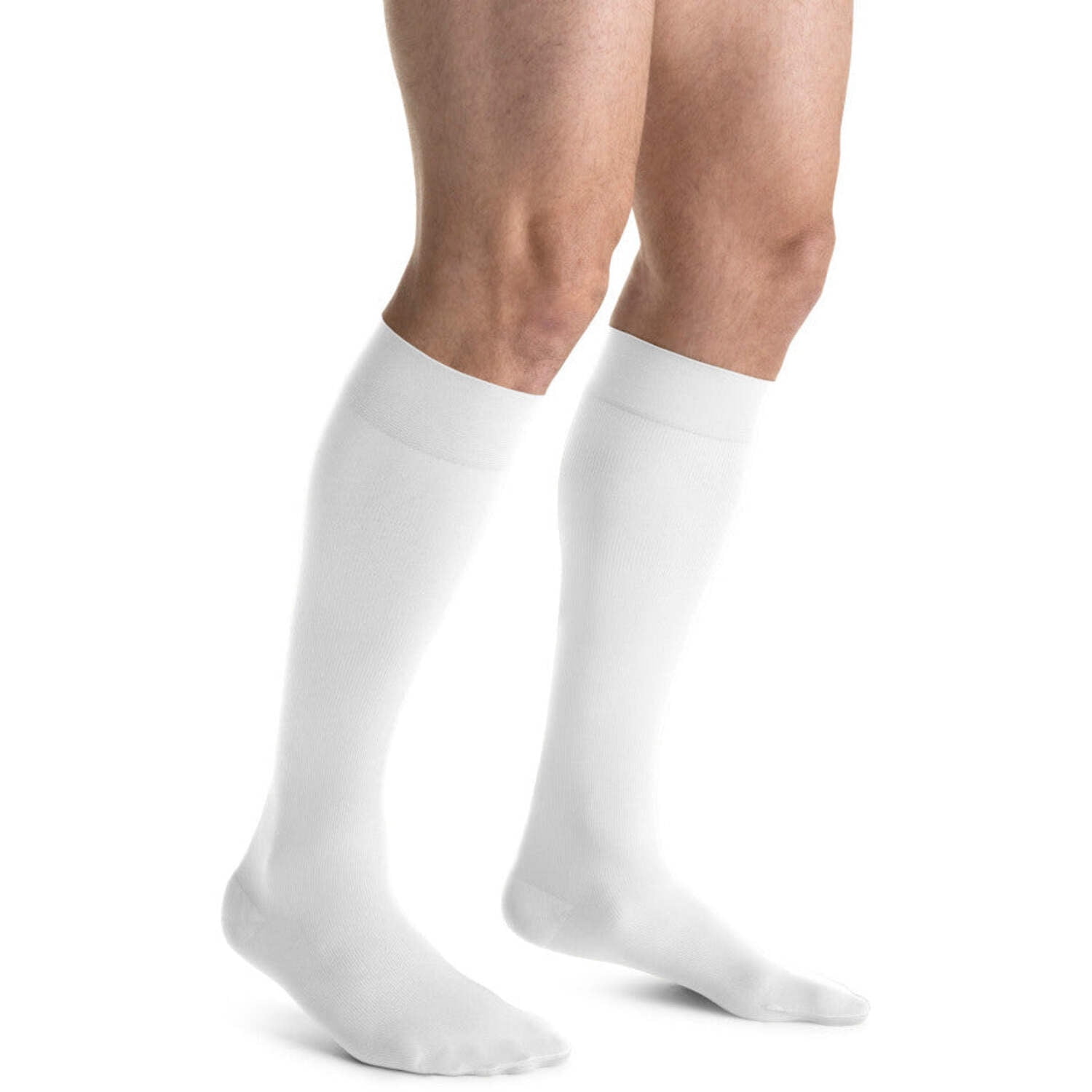 JOBST FOR MEN KNEE 15-20 CLOSED TOE BLACK LG