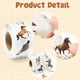 thumbnail image 4 of Rollo de pegatinas H1vojoxo con forma de caballo realista para niños, 1000 unidades, 4 of 6