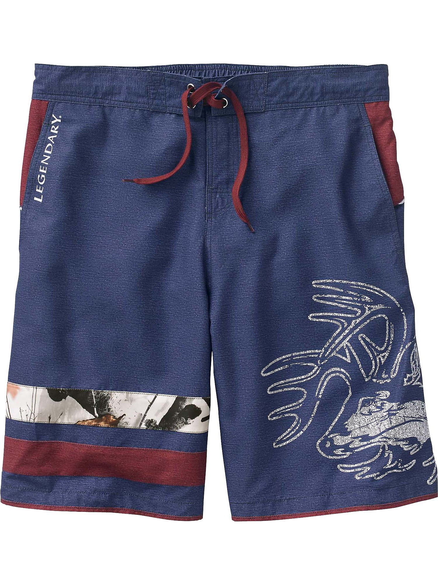legendary whitetails swim trunks