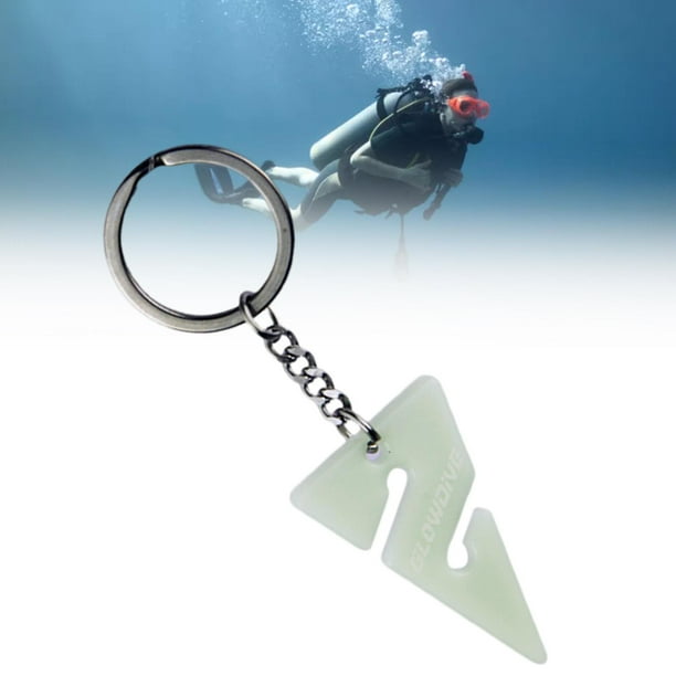 Scuba diver shop keychain
