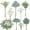 Dusty Green+White, variant on 70 Pcs Artificial Greenery Stems Box Set,with 8 Kinds of Faux Plants and Fake Flowers for DIY Bridal Bouquets Wedding Floral Arrangement Table Centerpieces Decoration