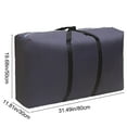 thumbnail image 3 of Dvkptbk Large Clothing Storage Bags 100L Clothes Storage Bag Foldable Clothing Storage Bags With Zippers Clothes Bags For Storage Christmas Tree Storage Bag Fits, 3 of 8