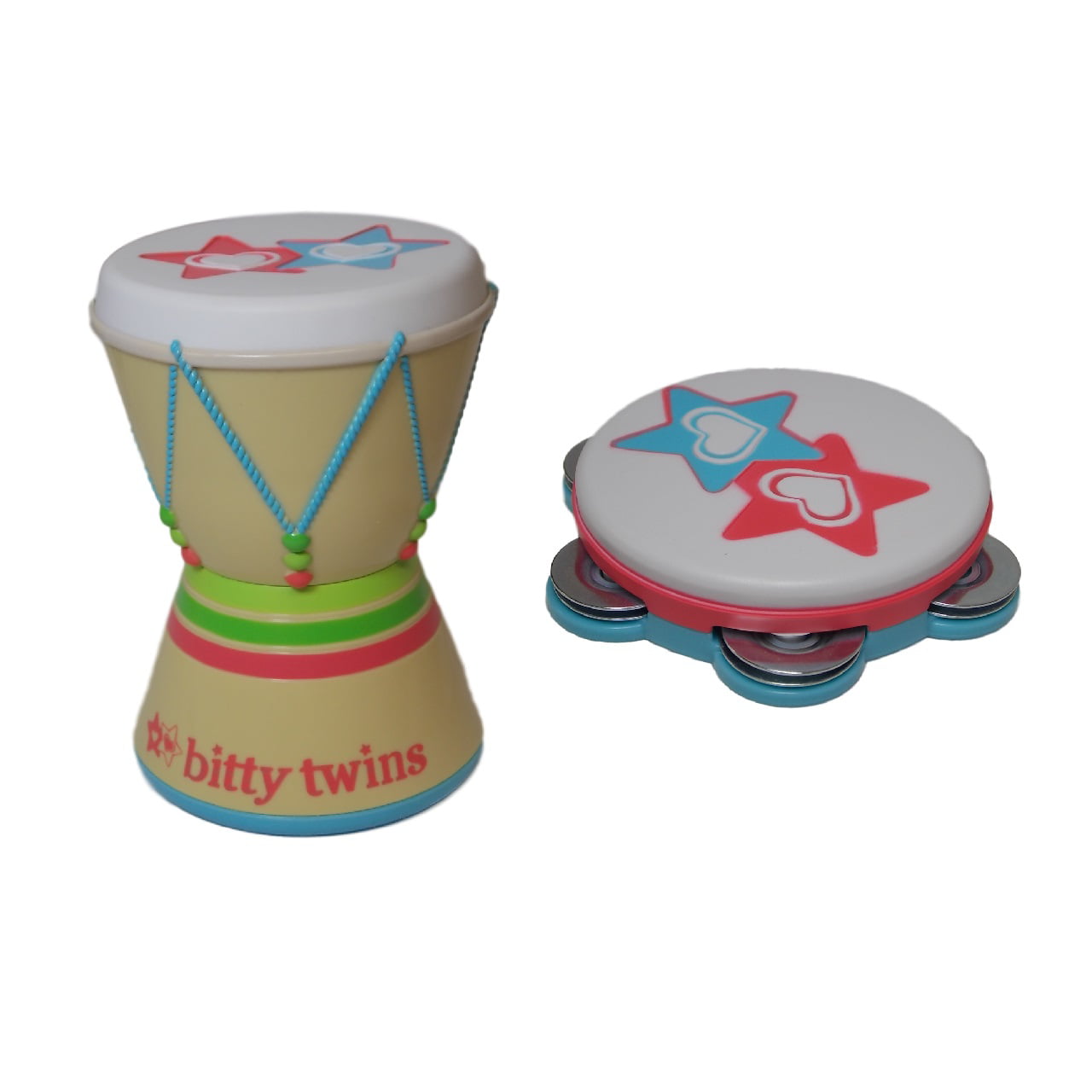 American Girl Bitty Twins MUSIC & PLAY SET drums tambourine