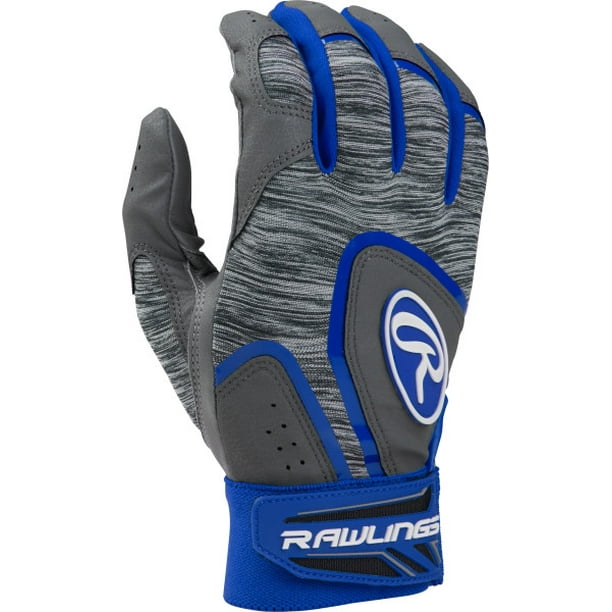 Rawlings Youth 5150 Baseball Batting Gloves, Royal Blue