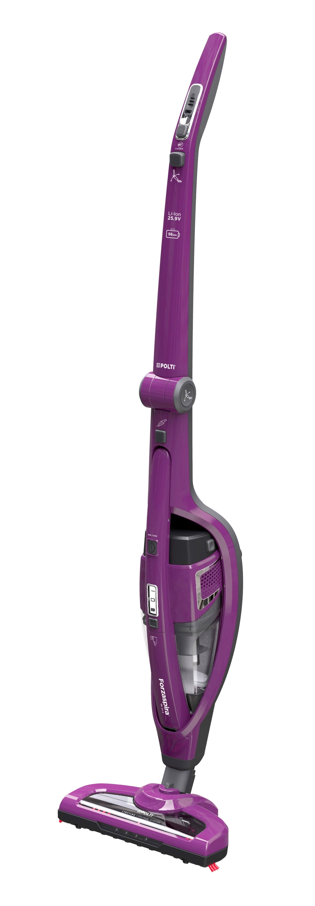 Polti Forzaspira SR 25.9 Cordless Powerful Stick Vacuum (Orchid