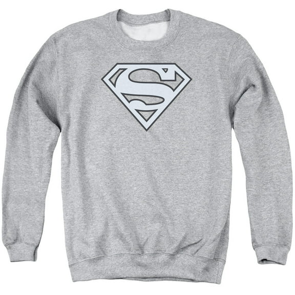 Superman - Carolina Blue&Amp;Navy Shield - Crewneck Sweatshirt - XX-Large