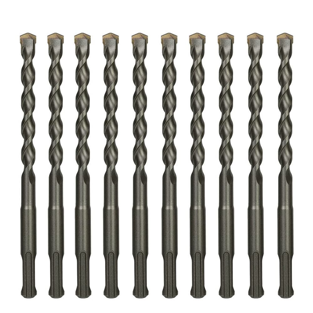 Drillforce 1/2 Inch x 10 Inch SDS Plus Rotary Hammer Drill Bits Set ...