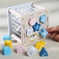 thumbnail image 1 of Juguete de de Madera Sensorial Educativo para Padres E Hijos Clasificación Interactiva Rompecabezas de Desarrollo Juguete para El Hogar Regalo Hugo ensartar cuentas Juguetes, 1 of 10