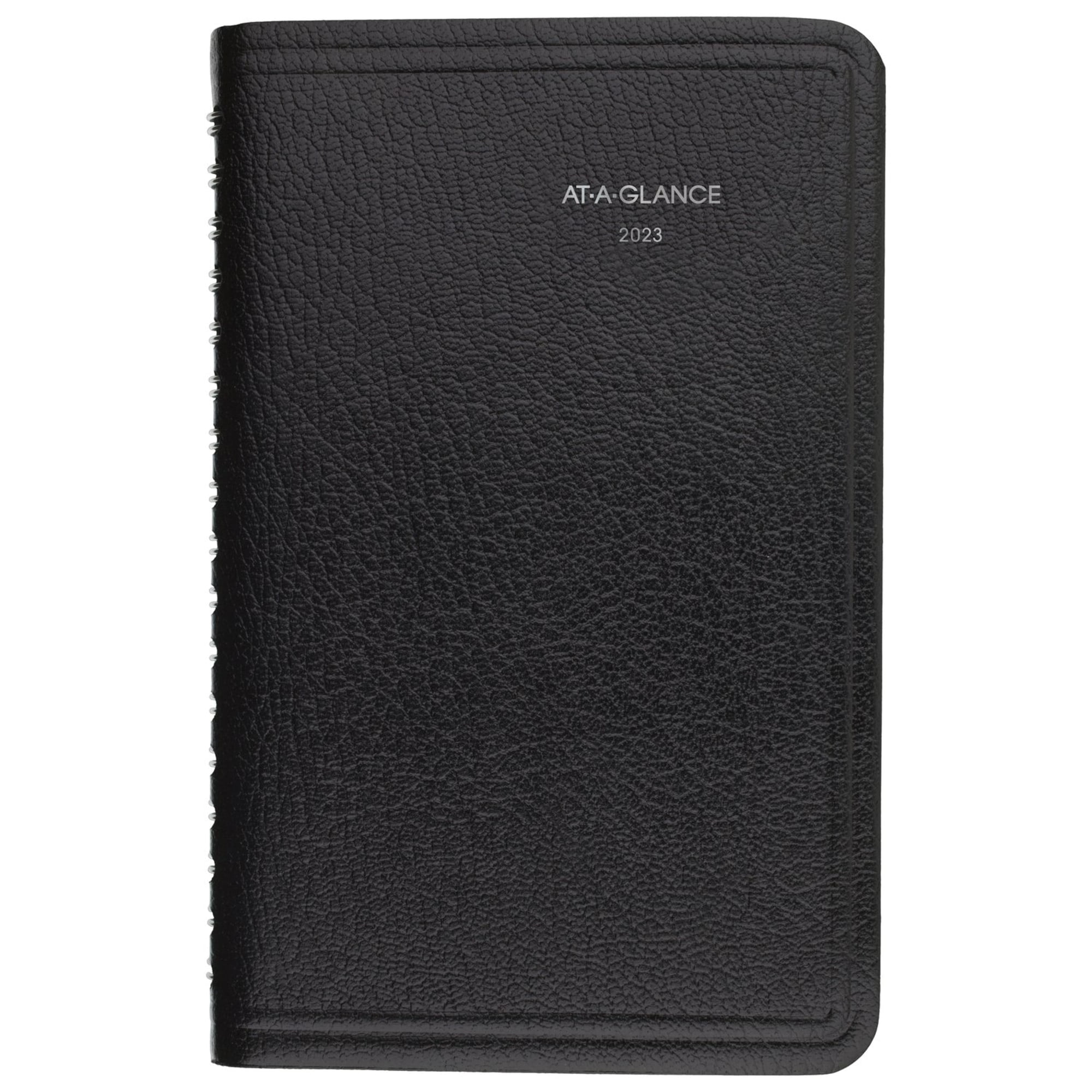 AT-A-GLANCE DayMinder 2023 Weekly Appointment Book Planner, Black, Pocket, 3 1/2' x 6'