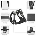 thumbnail image 6 of Lsque Colors Cats Dog Harness, No-Pull Pet Harness with 2 Leash Clips, Adjustable Soft Padded Dog Vest with Easy Control Handle for Large Dogs-, 6 of 9