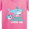 thumbnail image 4 of Inktastic My Great Grandma Loves Me with Cute Sharks Youth T-Shirt, 4 of 5