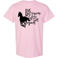 thumbnail image 3 of Inktastic Live Like Someone Left the Gate Open Horse Silhouette T-Shirt, 3 of 5