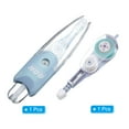 thumbnail image 3 of White Out Correction Tape Eraser Tape Dispenser Refillable Retractable Instant Correction Applicator Blue 1 Set, 3 of 6