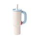 thumbnail image 1 of Vaso Térmico de Acero Inoxidable de 40 Oz con Pajita y Aislamiento para Hielo, Gran Capacidad, con de Café, Color ., 1 of 6