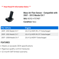 thumbnail image 2 of Mass Air Flow Sensor - Compatible with 2007 - 2012 Mazda CX-7 2008 2009 2010 2011, 2 of 2