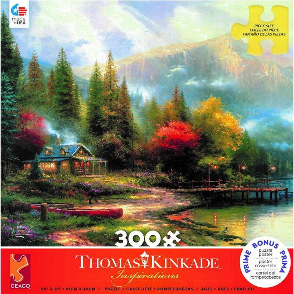 Ceaco Thomas Kinkade The End of a Perfect Day 300 Piece Jigsaw