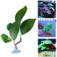 thumbnail image 2 of Ikeay Aquascape Betta Fish Resting Leaf, Plastic Aquarium Plant for Egg Laying, Realistic Design for Natural Tank Environment, 1 Leaf, 2 of 9