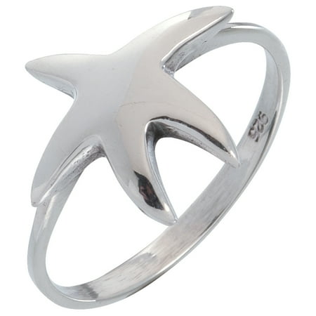 Union Smooth Ring - Starfish Smooth Sterling Silver Ring
