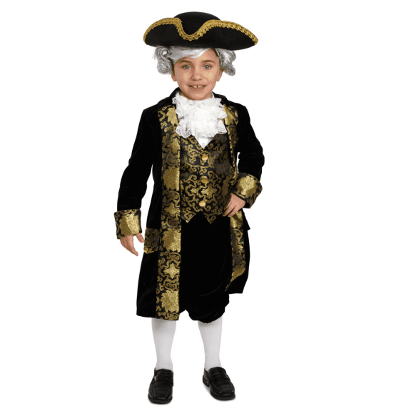 Dress up America George Washington Colonial Costume for Kids - Small