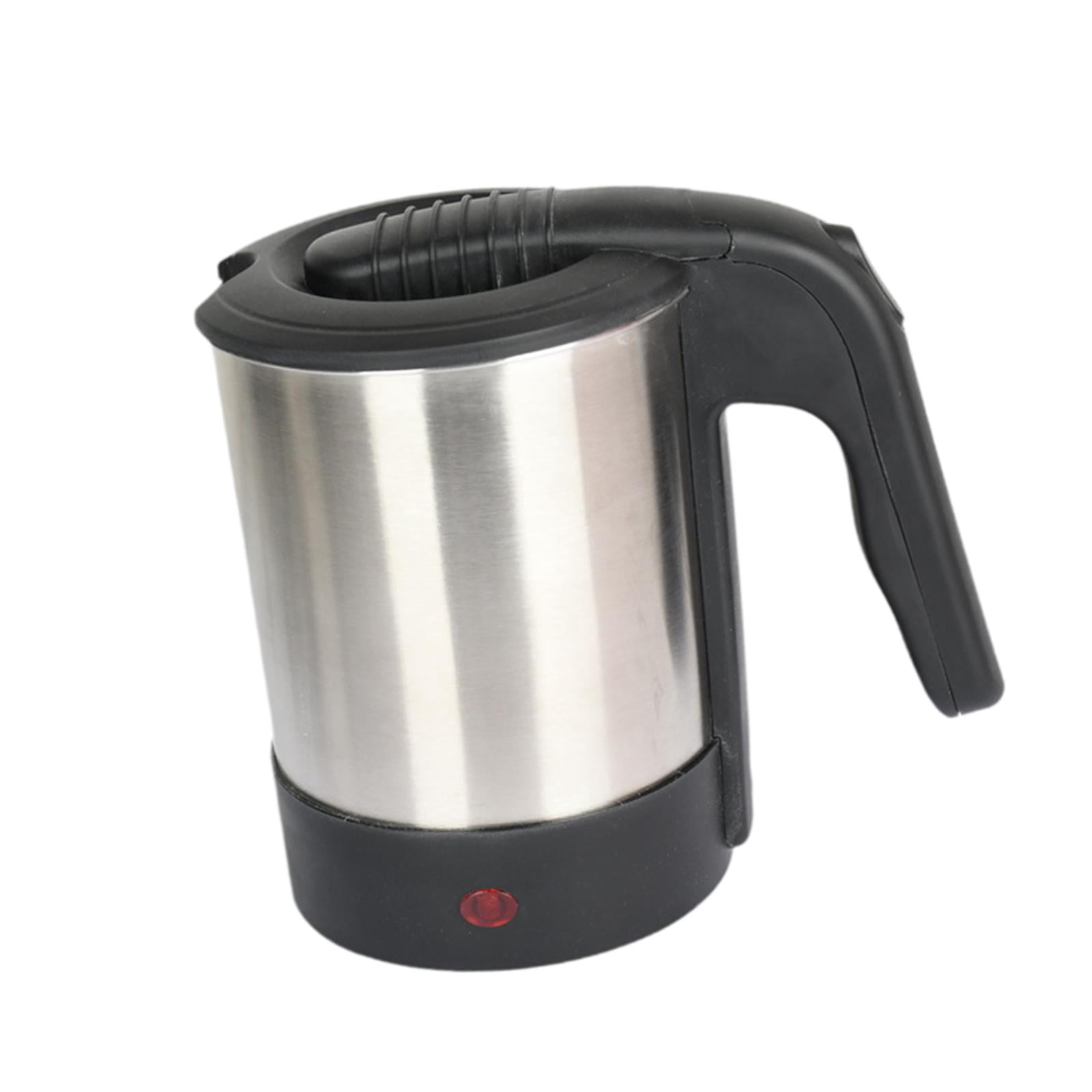 CoudarTitie Car Electric Travel Kettle Hot Water Pot Compact Stainless Steel Portable Warmer 24V 250W