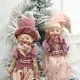 thumbnail image 5 of Pareja de elfos rosados, muñecos de peluche, elfos, colgantes para árbol de Navidad, adornos colgantes, decoración navideña, regalos de Año Nuevo para niños, 5 of 5