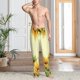 thumbnail image 2 of Balery Sunflowers On A Yellow Background Pantalones de pijama para hombre, pijama ultraligero, pantalón de descanso-Large, 2 of 6
