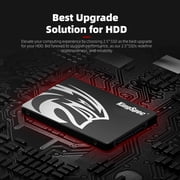 KingSpec 4TB 2.5 SATA3 SSD 3D NAND Flash Internal Solid State Drive Compatible with PS4 Laptop Desktop