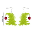 thumbnail image 3 of Bpyeka Christmas Tree Acrylic Stitching Earrings Christmas Holiday OrnamentsChristmas GiftsChristmas Decor, 3 of 6