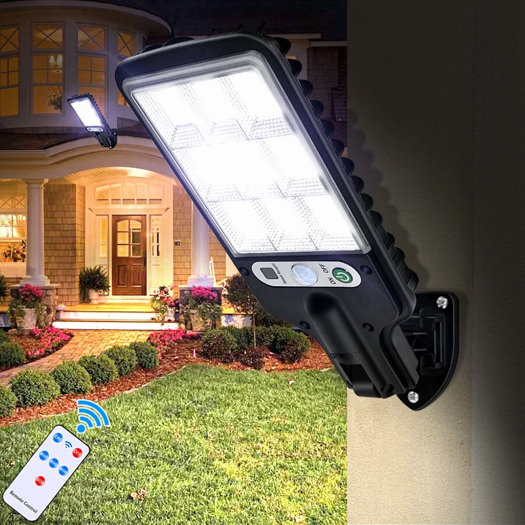 PURELY- 1200000Lm Led Solar Flood Light Security Motion Sensor Outdoor Yard Street Wall