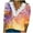 Orange, variant on PuLe Women's Top Womens Summer Fall Floral Printed 3/4 Sleeve Tops Crochet Lace Trim Long/Short Sleeve Tshirts Casual Overiszed Tees