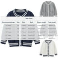 thumbnail image 2 of Cowsor Boys Girls School Uniform Cardigan Sweater Soft Cotton V-Neck Soft Cotton Knit Outerwear, 2 of 5