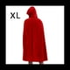 thumbnail image 2 of Disfraz de Caperucita Roja GóTica para Mujer Capa con Capucha Vestido de Fiesta de Halloween de Navidad con Capa Adulto Juego de Roles XL, 2 of 5
