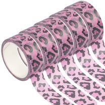 5 Rolls Animal Print Adhesive Tapes for Decorative DIY Craft Projects