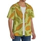 thumbnail image 2 of Fotbe Corn Camisa Estampada de Manga Corta para Hombre, Casual de Verano, Estilo Playero, Sin Arrugas-Small, 2 of 5