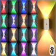 thumbnail image 3 of Paquete de 4 lámparas de pared LED RGB recargables con sensor de movimiento, 3 of 8
