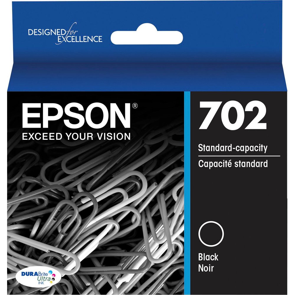 Epson 702 StandardCapacity Black Ink Cartridge For WF3720 & WF3733