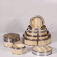 thumbnail image 1 of Vaporera de bambú de rejilla completa Mini vaporera de bambú para postres Vaporera de bambú de acero inoxidable Vaporera pequeña de bambú para uso doméstico Vaporera de bambú comercial, 1 of 4