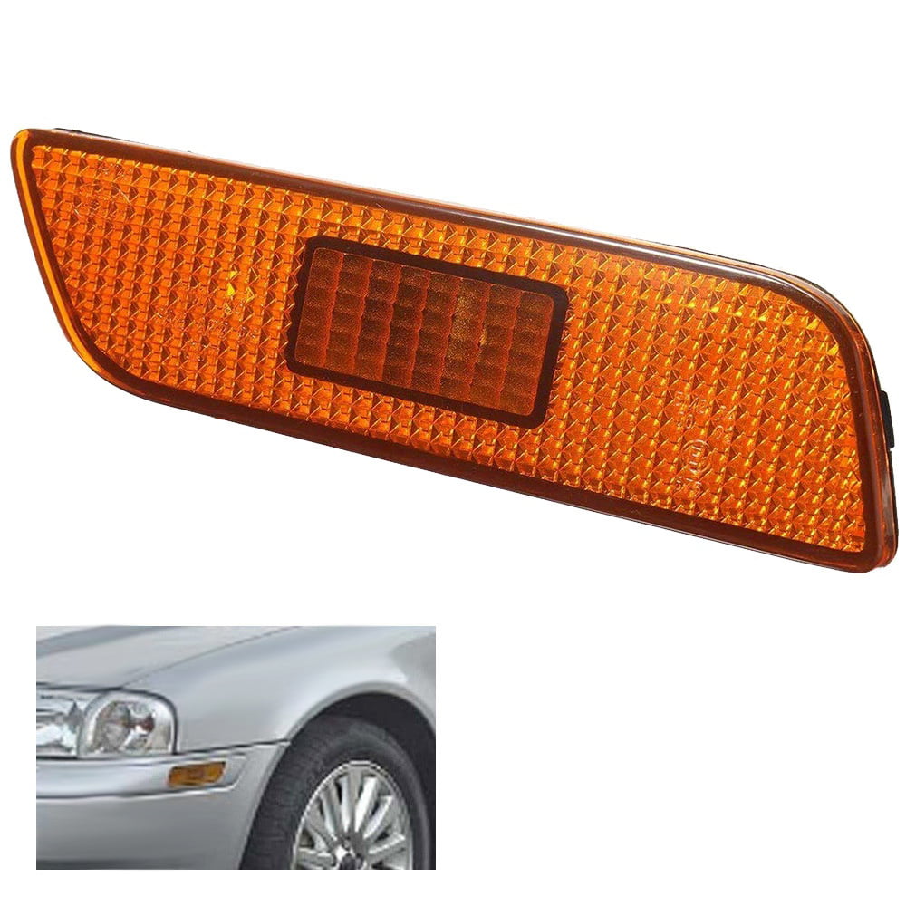 A Pair Front Left Right Side Marker Lamp Light NO BULB For Volvo S80 2002-2006