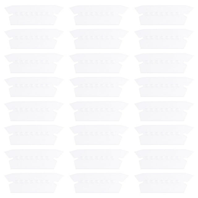 Milisten 100pcs File Index Label Transparent Hanging Folder Tabs Stationery Office Suplies Accessories for Daily Use with Paper