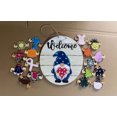 thumbnail image 4 of PVCS 19PCS Gnome Front Door Hanger Seasonal Welcome Sign with Interchangeable Holiday Pieces, 4 of 7