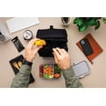 thumbnail image 6 of PackIt Freezable Lunch Bag Solid Black Print BPA Free Non Toxic Polycanvas Reusable Lunch Bags, 6 of 11