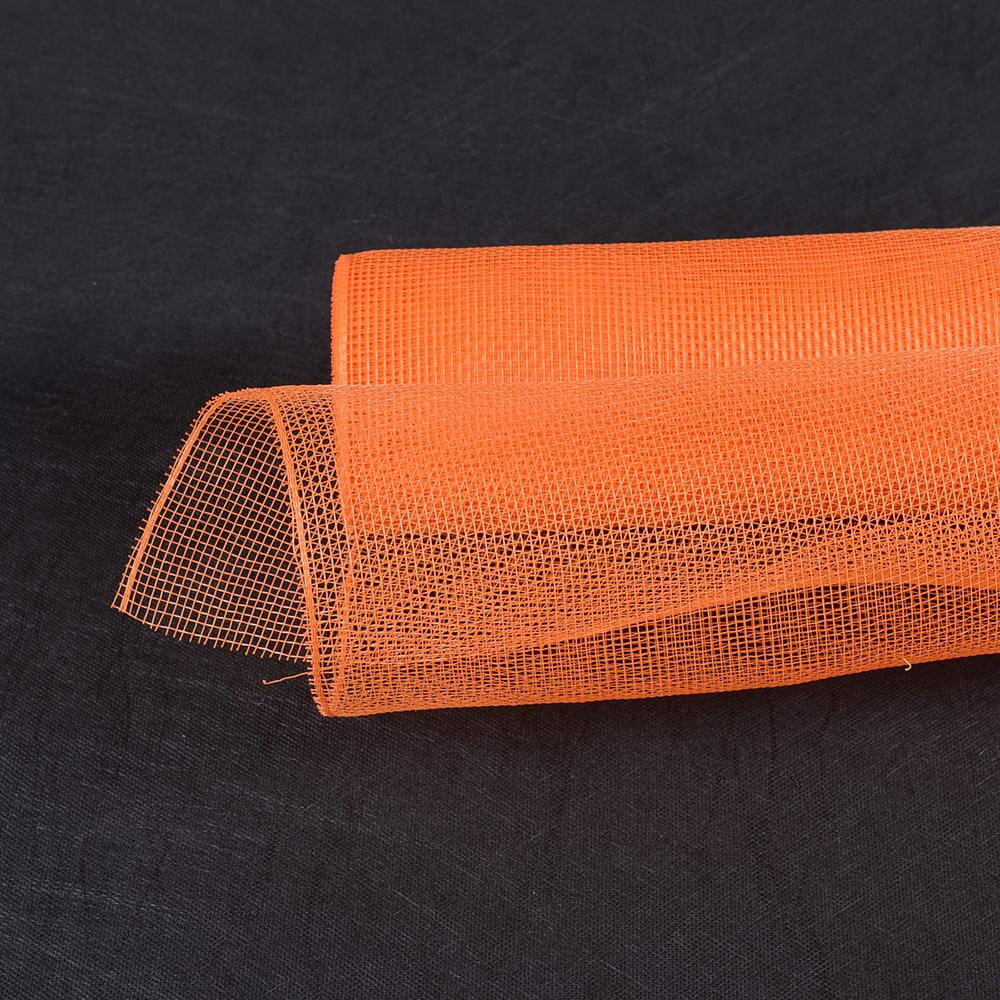 BBCrafts Orange - Floral Mesh Wrap Solid Color - ( 10 Inch x 10 Yards )