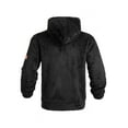 thumbnail image 4 of Zip Up Jacket Sevevn Men's Fleece Jacket Sherpa Lined Zip Up Jacket with Nylon Panels Warm Outdoor Jackets for Men (S-3XL), 4 of 9