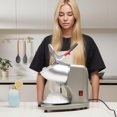 thumbnail image 2 of YODHOSA Shaved Ice Machine 300W Electric Ice Crusher 4 Blades Ice Crusher Shaver 2200 RPM Snow Cone Machine 286 lbs/hr Ice Shaving Machine for Home a, 2 of 7