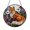Acrylic 3.5 Inch, variant on Stained Glass Fox Window Hanging Ornament, Woodland Inspired Decor, Colorful Light Reflection Art